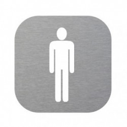 WC Türplatte Mann
