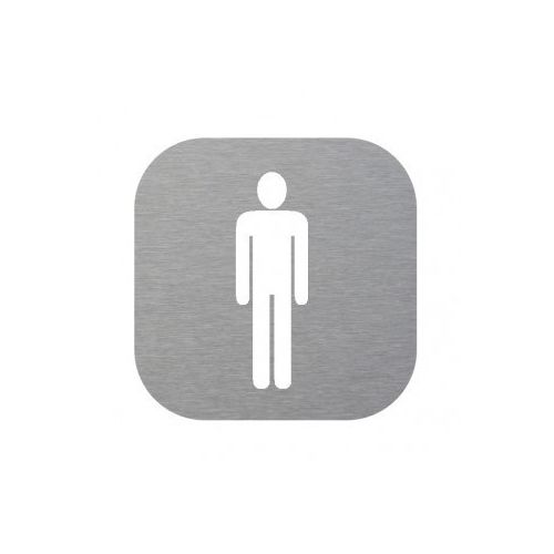 WC Türplatte Mann