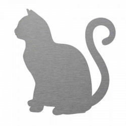 Edelstahl Katze