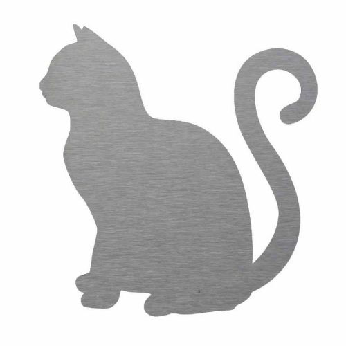 Edelstahl Katze