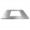 Arbeitsplatte mit rechteckigem Loch