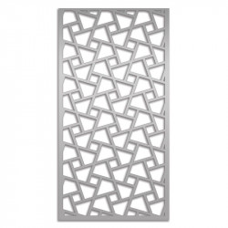 WürfelMosaik Sichtschutzwand