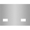 benutzerdefinierte gebürstete aluminiumplatte für 2 löcher