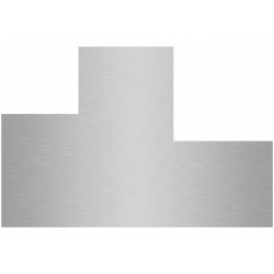 benutzerdefinierte gebürstete aluminiumplatte 2 schnitte