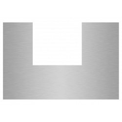 gebürstete Anti-Rasse Aluminiumplatte hergestellt, um U zu schneiden