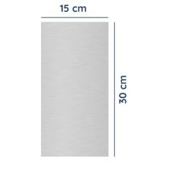 Alu Tür Reinigungsplatte 15cm x 30cm
