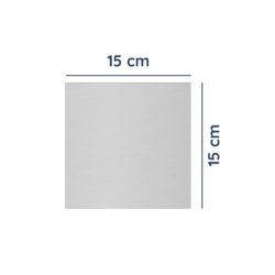 Alu Reinigungsplatte 15cm x 15cm