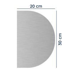 Aluminium Reinigungsplatte 20cm x 30cm