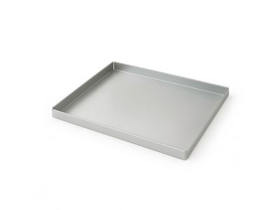 Edelstahl plancha mit 4 Kanten
