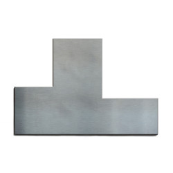Rohe Aluminiumplatte mit...