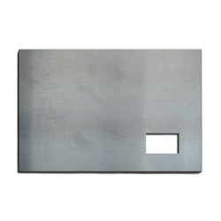 Rohe Aluminiumplatte mit...