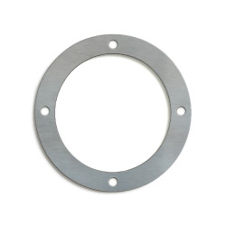 Rohe Aluminiumflansch mit 4...