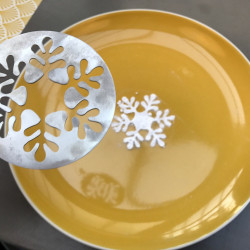 schneeflocke Weihnachtskugel
