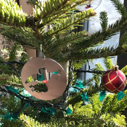 Angel Weihnachtsball und Trompete