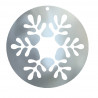 schneeflocke Weihnachtskugel
