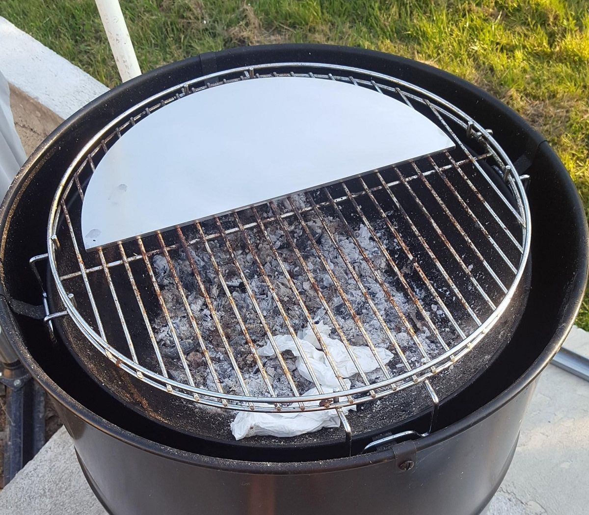 Plancha auf Grill